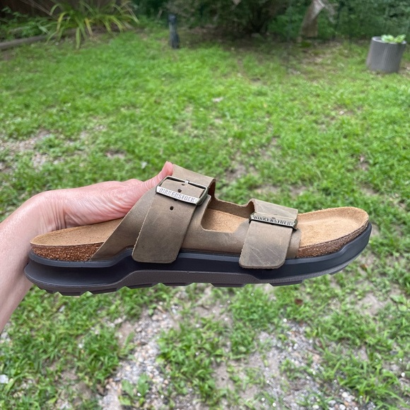 New Birkenstock Arizona Crosstown Oiled leather Sandals Size 41 Unisex main image 10